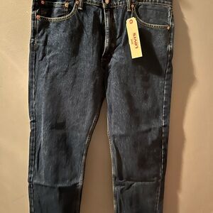 Levi's Men's Dark Indigo Straight Jeans